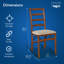 Chaises pliantes rembourrées Ladderback