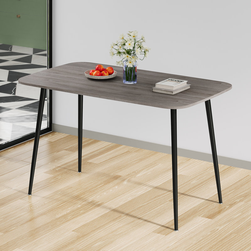 Metal Base Dining Table