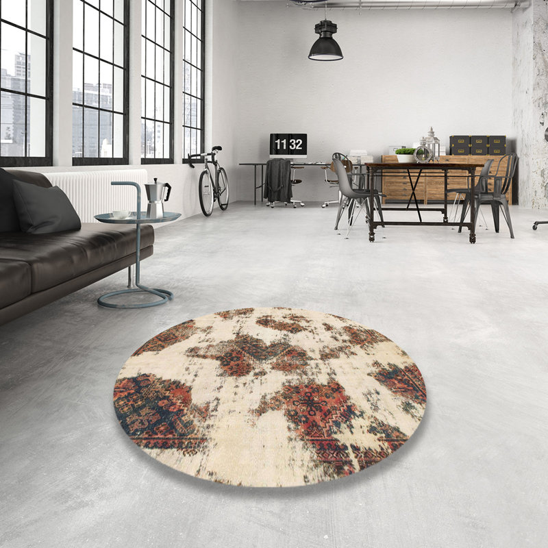 Tapis abstrait moderne 917, Rond 4 pi