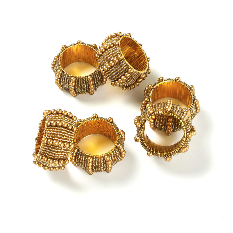 Iron Napkin Ring, Gold