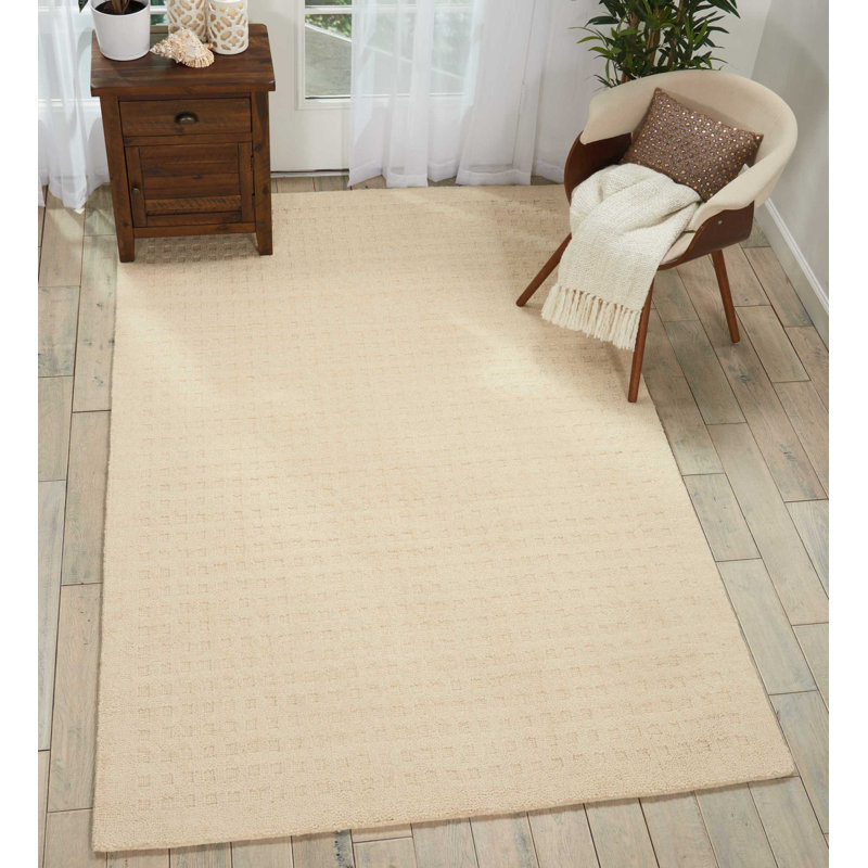 Avayah Wool Geometric Indoor Rug, Rectangle 5' x 7'6