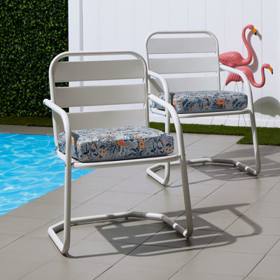 Vera Bradley Outdoor 3'' Dining Chair Seat Cushion