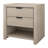 Clarice 24" Rectangular Nightstand in Alder White-8877391