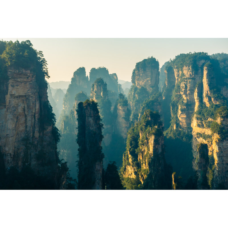 Parc national Wuleryuan par Xijian, H 32 po x l 48 po