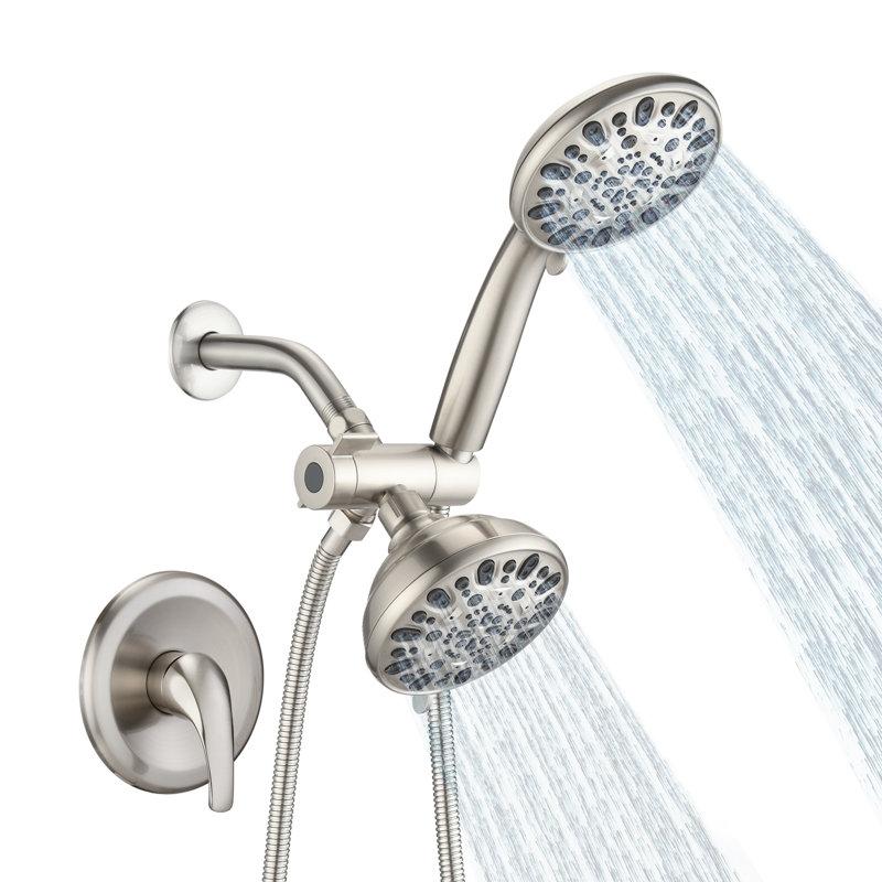 Système de douche complet, Nickel brossé