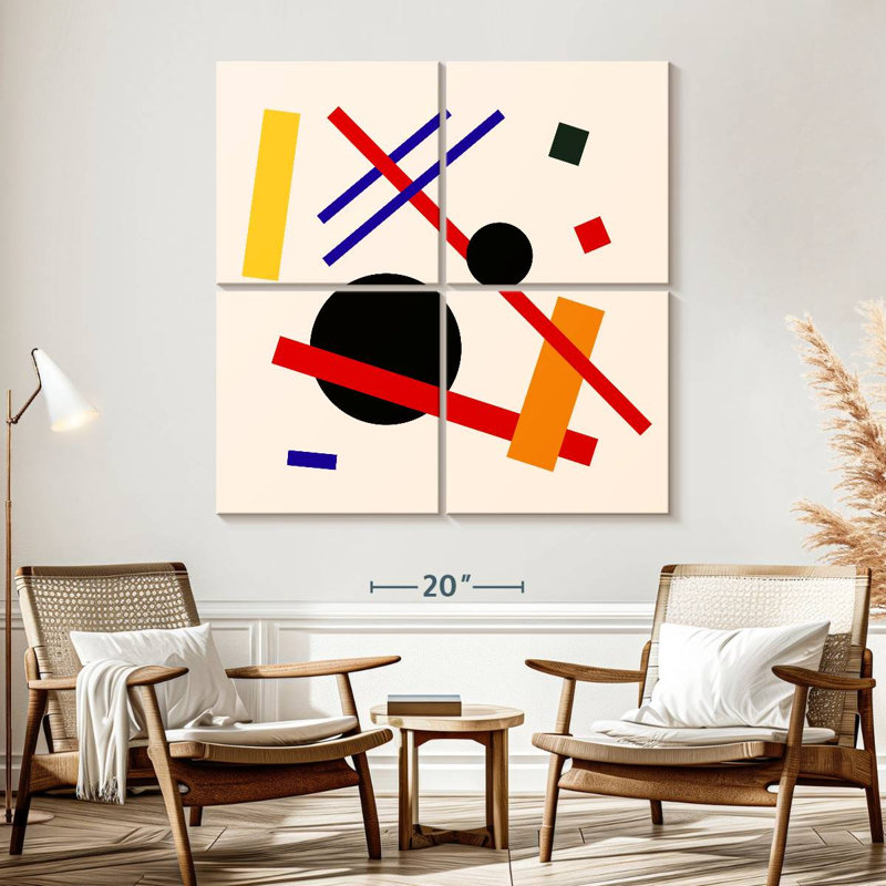 Avery Suprematism, 57" H x 57" W