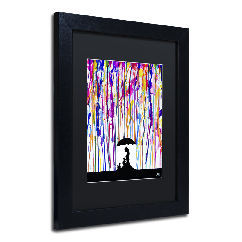 Henry's Cat's Cradle, reproduction d'art sur toile encadrée, H 14 po x l 11 po, Noir, Cadre noir