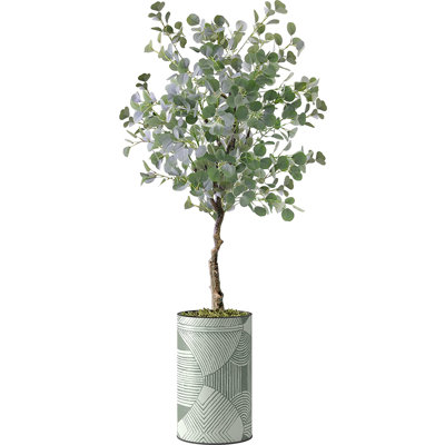 57'' Faux Eucalyptus Plant in Planter