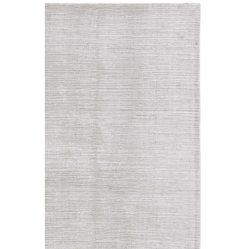 Tapis gris en viscose / polyester / laine tissé à la main Nieberg, Tapis de couloir 2 pi 3 po x 8 pi