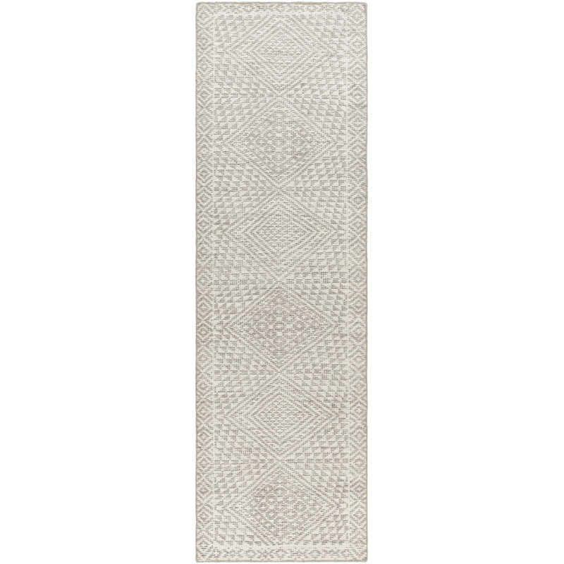 Tapis gris Caedance, Tapis de couloir 2 pi 6 po x 8 pi