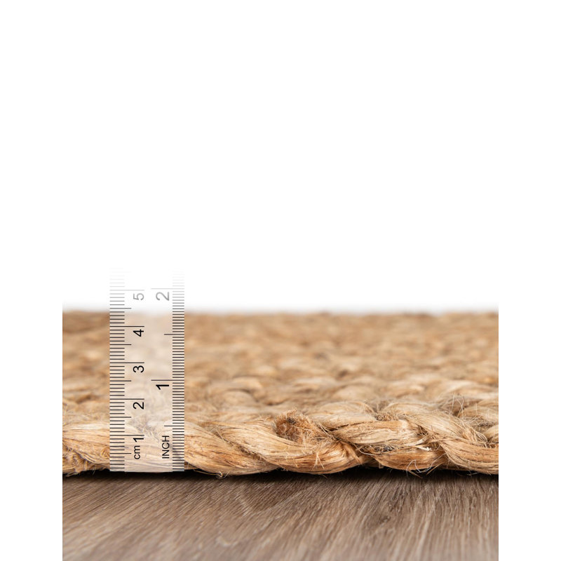  Tapis en jute tressé Braye Heirloom, Tapis de couloir 2 pi 7 po x 12 pi
