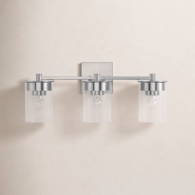Elstone 3 - Light Dimmable Vanity Light, Brushed Nickel