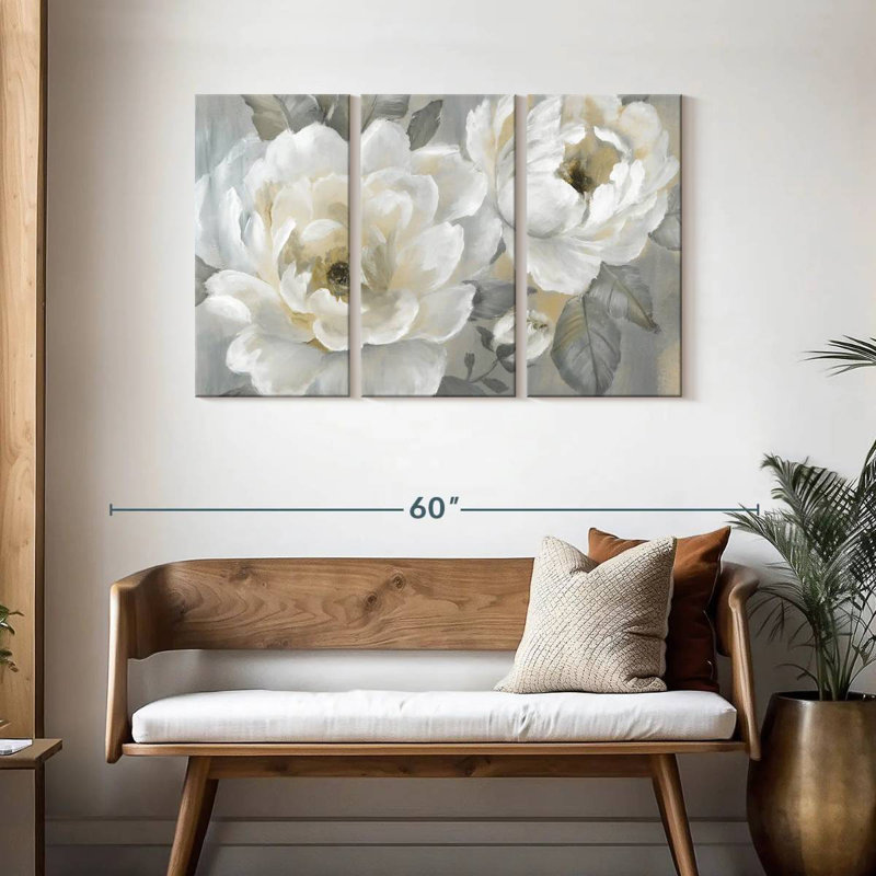 Harnek Perfect Peonies, 28" H x 45" W