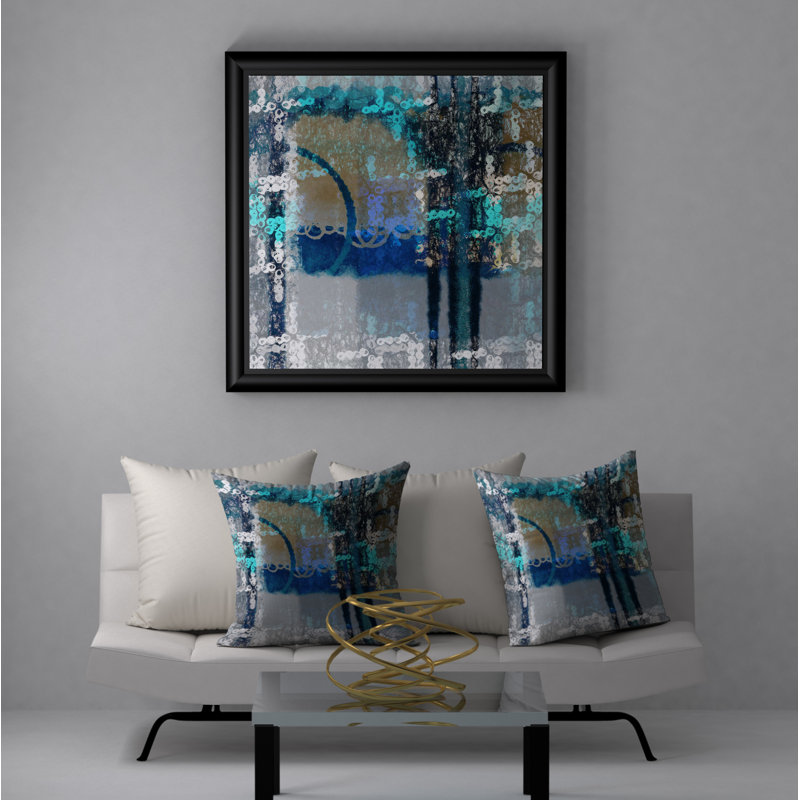 Housse de coussin carrée immaculée, 24 po x 24 po