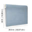 Papier peint tissé en tissu bleu clair Chambray-1947076050