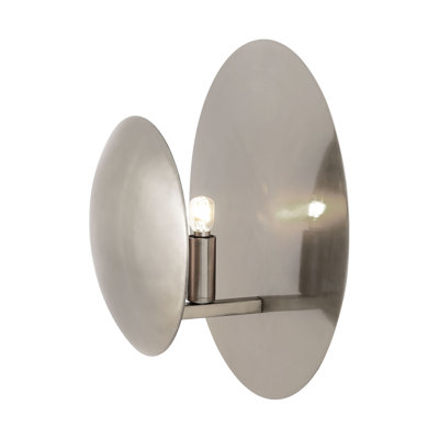 Applique murale 1 lumière de 12,5 po de hauteur Lorens - nickel poli