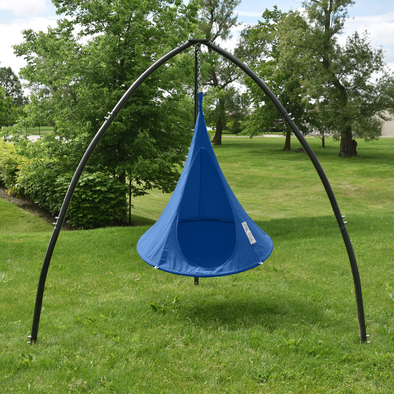 Cacoon - Island Vibe Hanging Chair, 120cm H x 120cm W x 120cm D, Blue