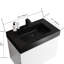 Meuble-lavabo moderne 30 po avec lavabo à tiroirs fonctionnels blanc, rangement spacieux, lavabo noir mat, mode silencieux-43931435-43931433