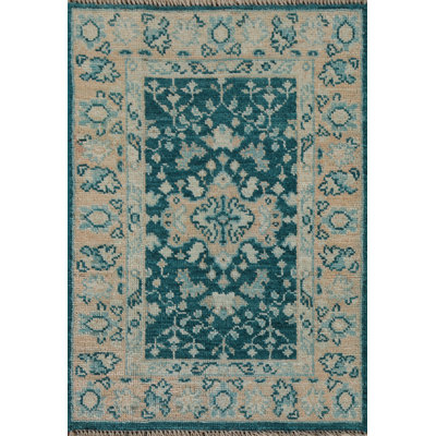 Vegetable Dye Oushak Oriental Rug 2x3