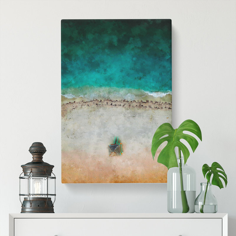 South Beach In Miami Florida - Wrapped Canvas Painting, 60cm H x 40cm W x 3cm D
