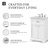 Hermes 24'' Single Bathroom Vanity with Marble Top-79714961