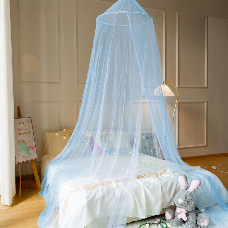 Adoniram Nylon Bed Canopy, Purple