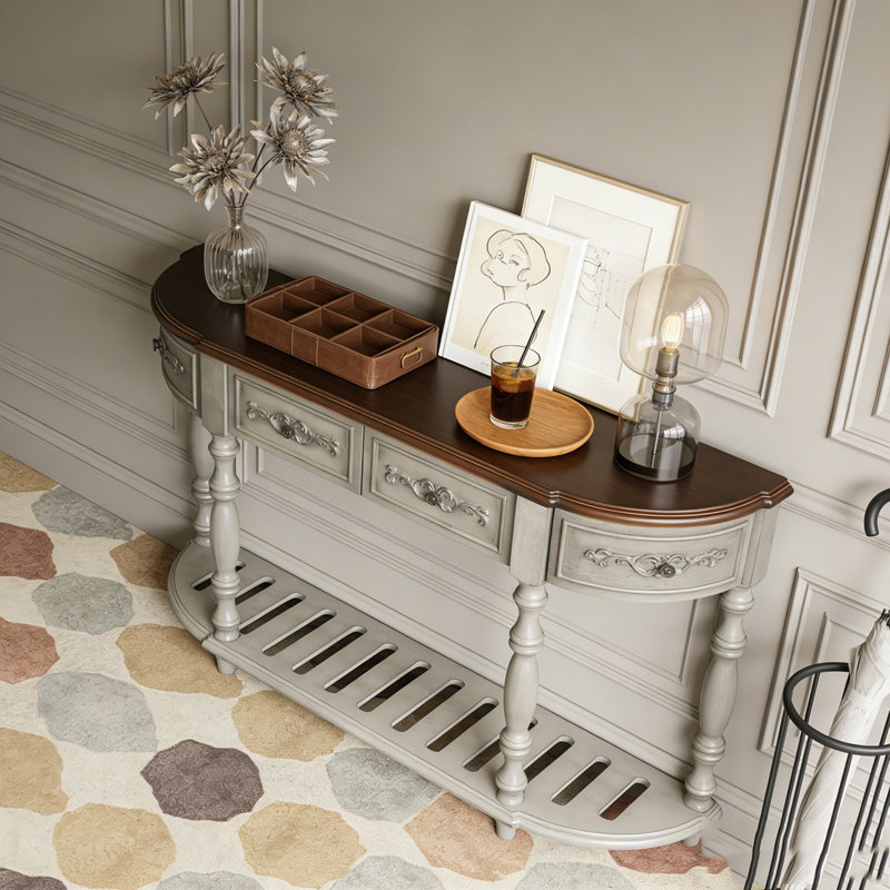 Console 52 po moderne et contemporaine, Gris ancien