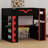 Pro-Gamer Loft Bed Featuring Integrated Workspace, Customizable LED Lights, Power Hub, Bookshelf, Pegboard And Storage Solutions-1617364334