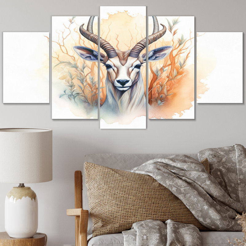 Rustic Animals Wall Decor on Metal