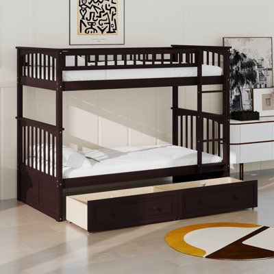 Bunk Bed With Drawers, Convertible Beds
