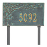 Spring Blossom Personalized Estate 1-Line Lawn Address Sign