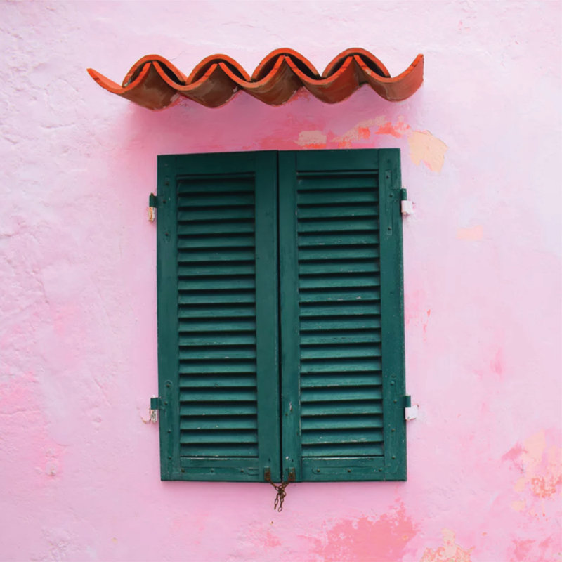 Worldhood Building Home Window - Wrapped Canvas Print, 30cm H x 30cm W