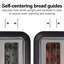  Grille-pain 2 tranches Hamilton Beach Gourmet, technologie Sure-Toast, fentes plus longues de 6,5 po, 22996G
