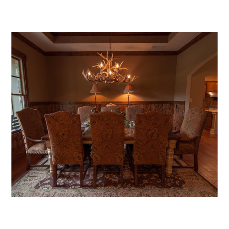 Ingram 10 - Light Chandelier, Natural, 26" H x 32" W x 42" D