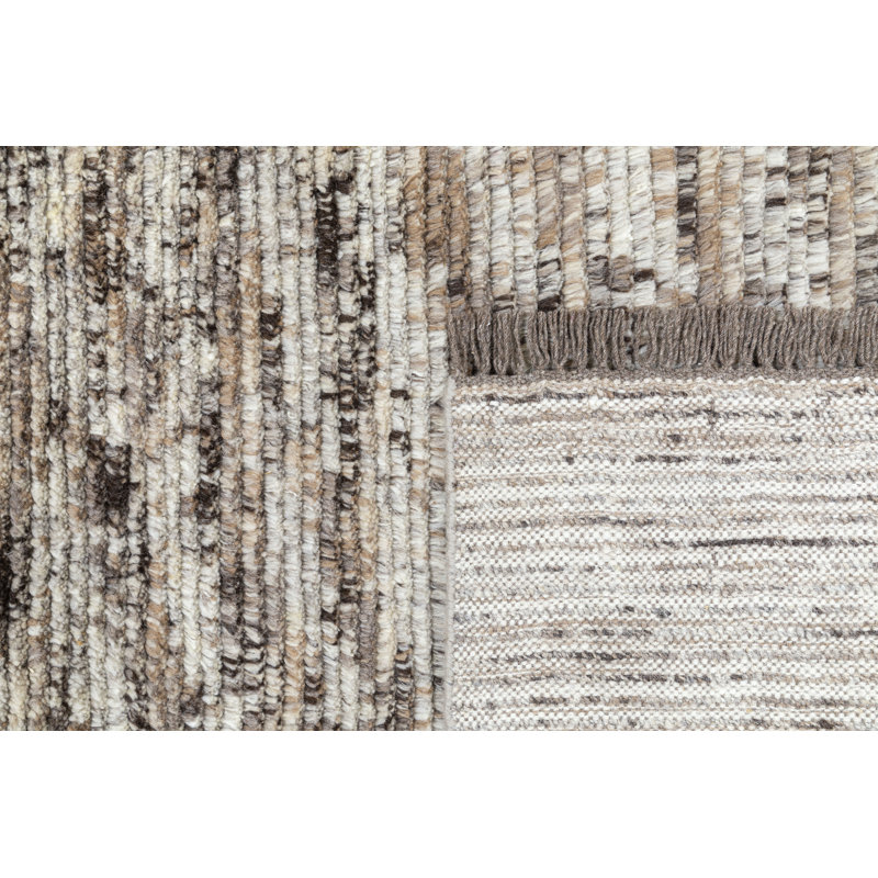 Bovina Hand Knotted Wool Animal Print Area Rug, Rectangle 5' x 8'