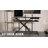 Adjustable Height Steel Standing Desk Converter-93610067