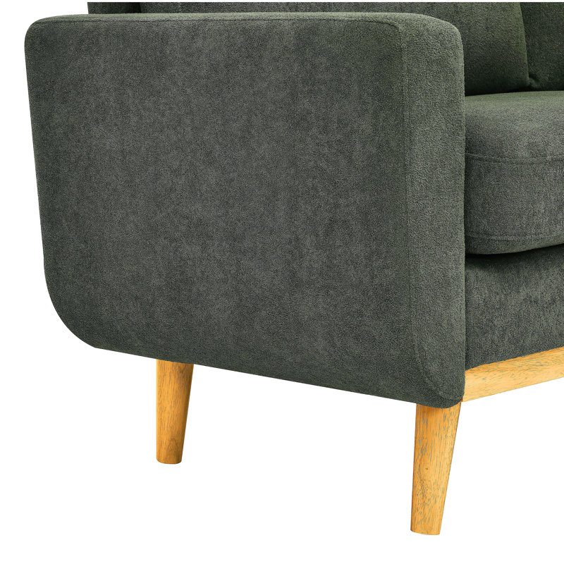 Aucteraden Loveseat, Dark Green