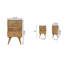 Leonardo 36cm W Solid Wood Bedside Table