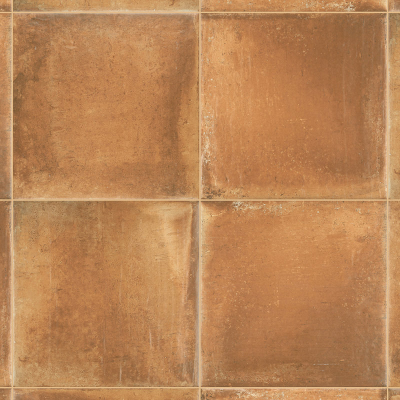 Carreau de mur et de plancher en pierre de porcelaine rustique 13 po x 13 po, Cotto