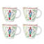 Nutcracker Dinnerware Mugs, Set Of 4, Assorted