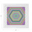 Serviettes de table en satin de coton Hex Dylan