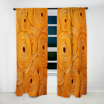 Rideau en velours moderne Arkema Golden Spiral Reverie I - obscurcissant - 1 panneau