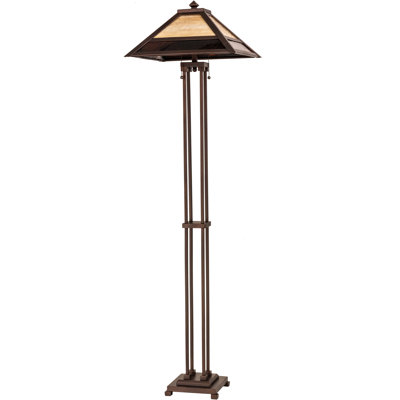 Yeates 62.5'' Mahogany Bronze Traditional Floor Lamp