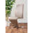 Tierra Sleek Metal and Glass Round Dining Table Set with 6 Faux Leather Upholstered Dining Chairs-1800748834