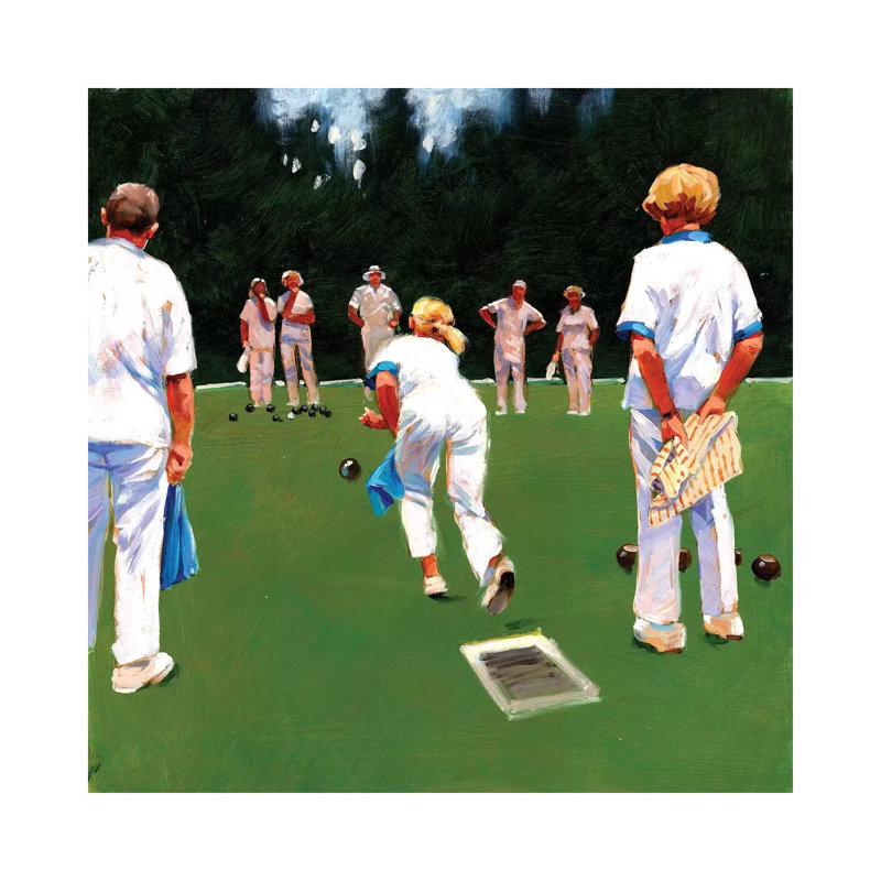 Mixed Bowls by John Haskins - Wrapped Canvas Painting, 45.72 cm H x 45.72 cm W