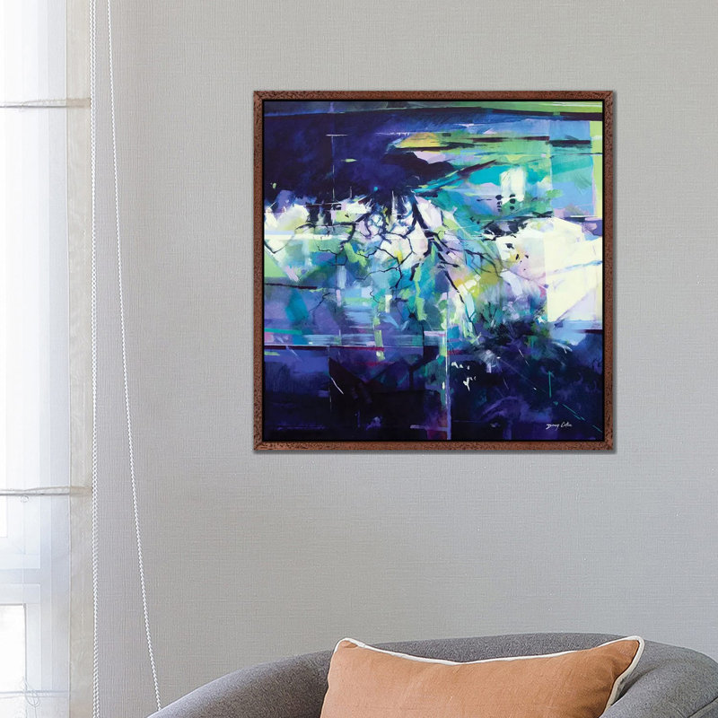 Reflections In The Field After The Rain by Doug Eaton - Painting on Canvas, 66.04 cm H x 66.04 cm W