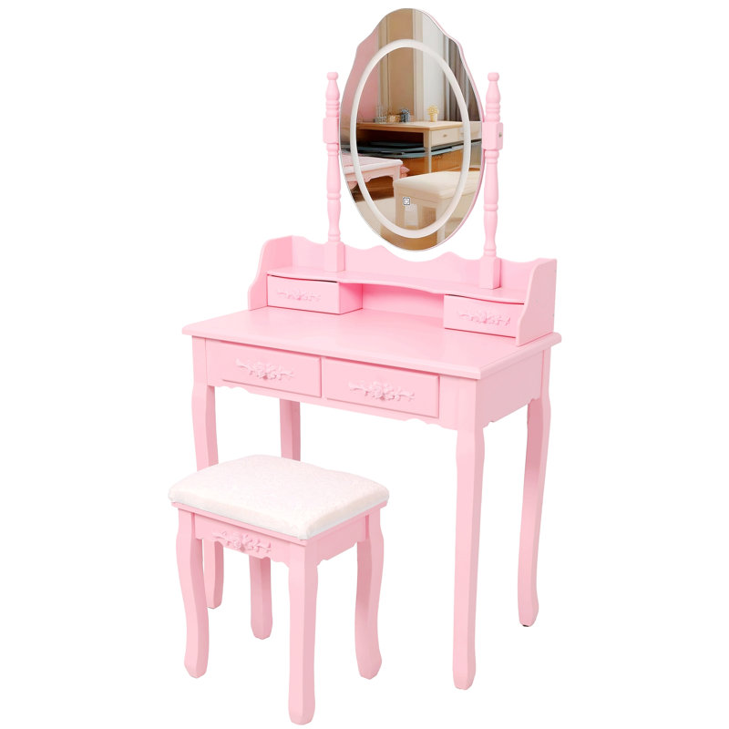 Ensemble de coiffeuse Princess, Pink