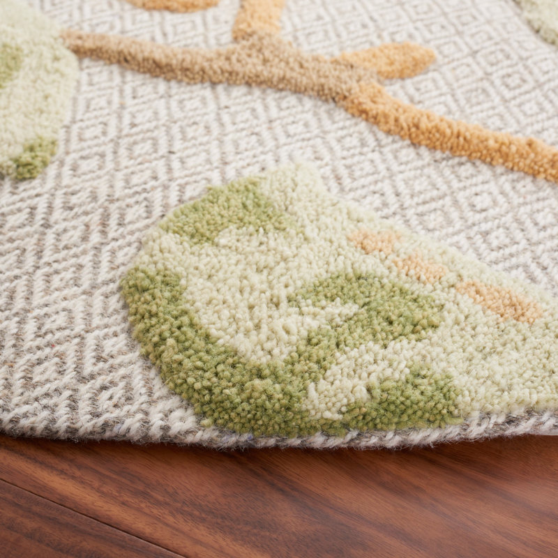 602 Area Rug In Pink / Grey, Round 6'
