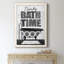 «Bath Time», art textuel sur toile-453051473-453051483