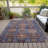 Machine Washable Indoor/Outdoor Xhevrie Denim Rug-111819281